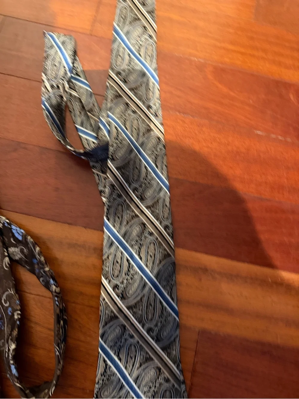 Four Ties including Geoffrey Beene and Paisley Silk